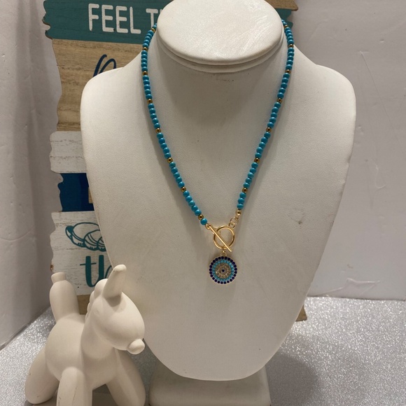 COPY - Durban Sunset Chunky Statement Necklace - Picture 5 of 5